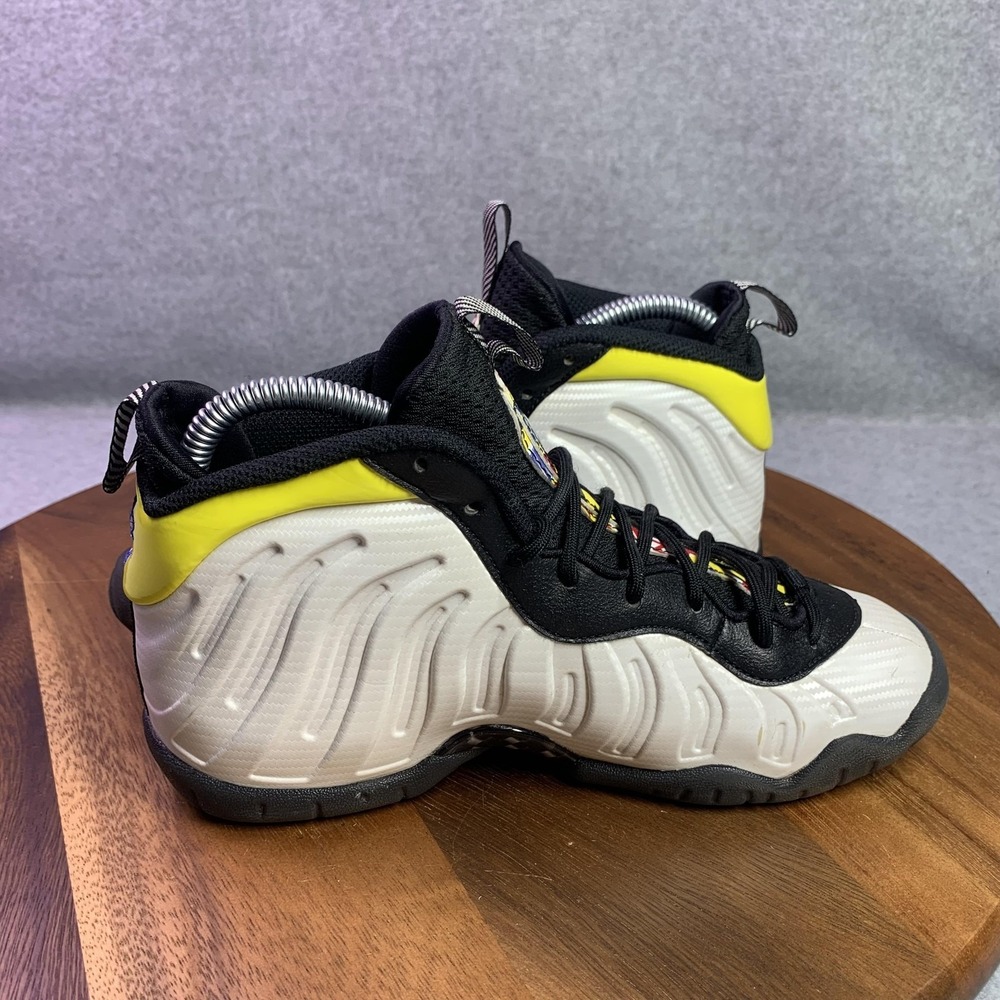 Nike Little Posite One Motorsport Foamposite Size 4Y Athletic Shoes DJ5797-100 - Picture 11 of 16